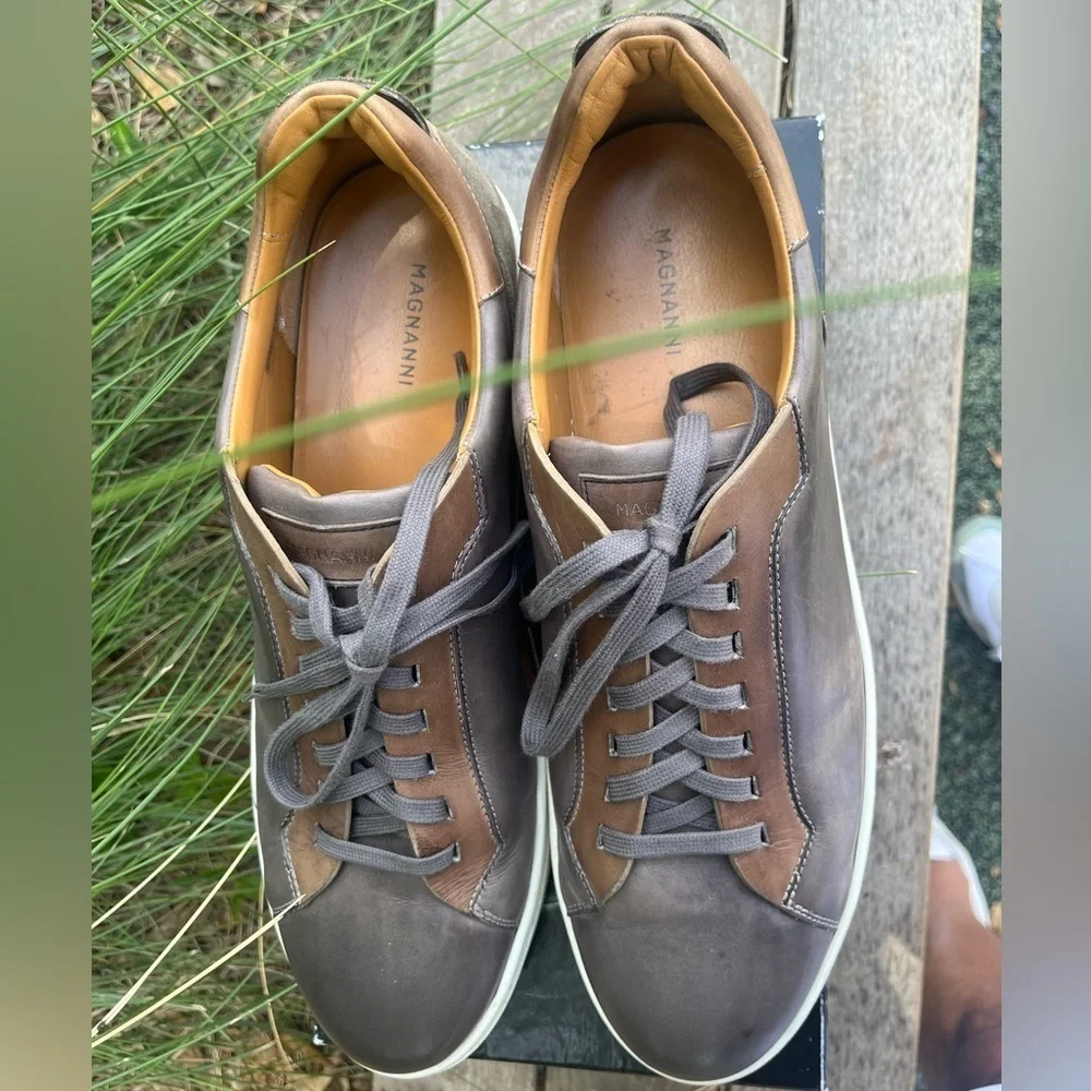 Magnanni 22963 Low-Top Leather Lace up dress Sneakers Mens Sz13 Shoes Nordstrom